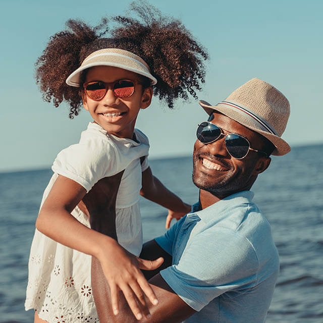 African American Father And Daughter 640