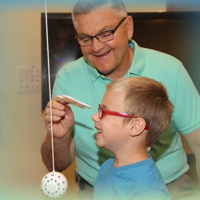man wearing eyeglasses