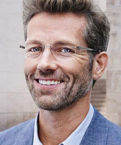 Model wearing Dita sunglasses