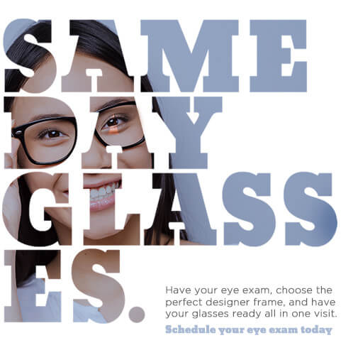 Same Day Glasses graphic