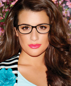 Model wearing Calvin Klein sunglasses