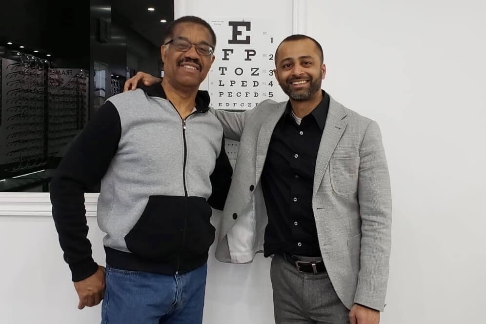 optometrist patient