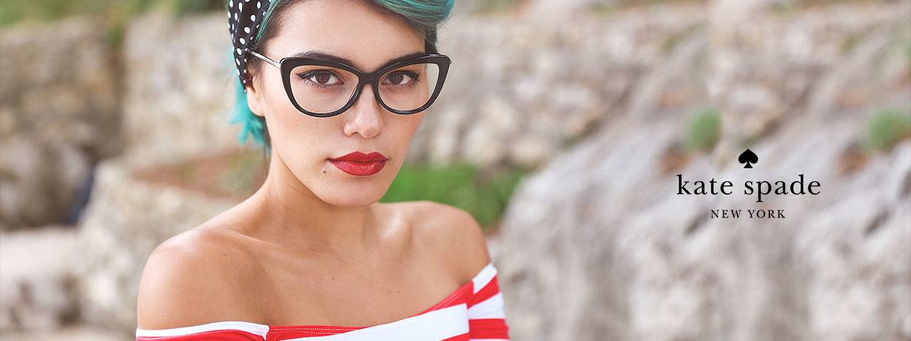 Family Wearing Kate Spade Designer Eyeglass Frames
