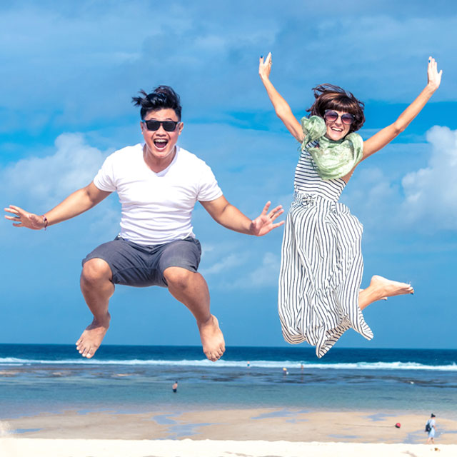 happy eye care patients