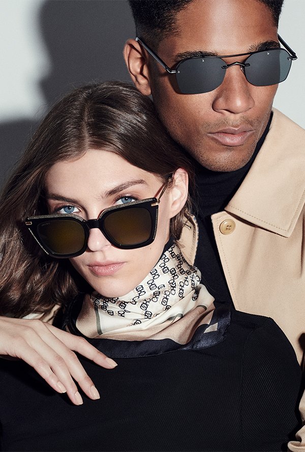 2 pairs of stylish sunglasses