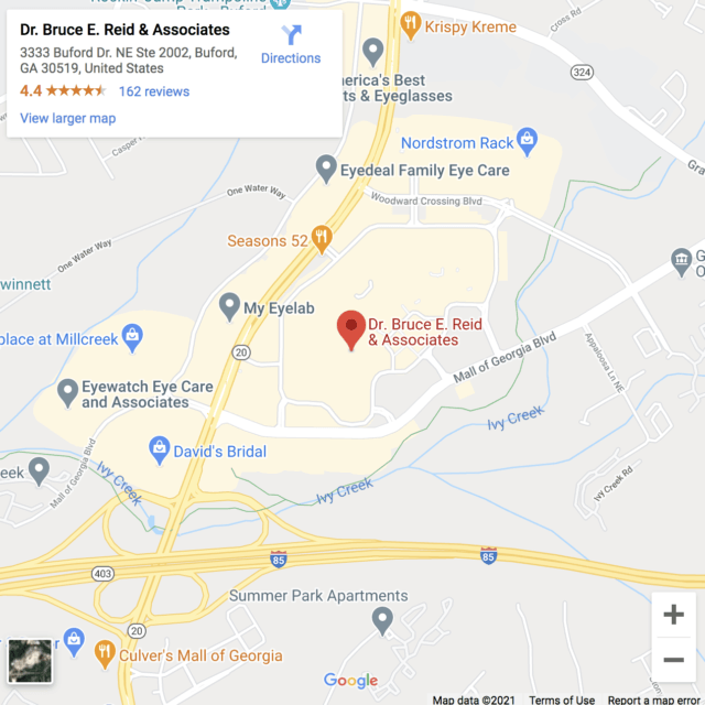 Your eye care clinic in Buford - Dr. Bruce E. Reid & Associates