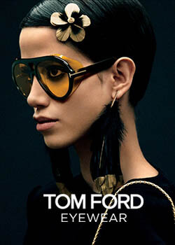 Model wearing Lindberg sunglasses