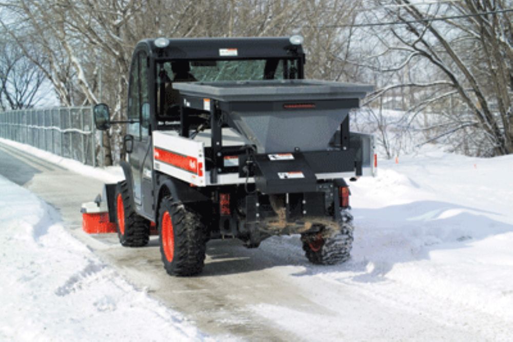 Bobcat SP5, SP12 Attachments Help Spread Seed, Salt, Sand Story ID