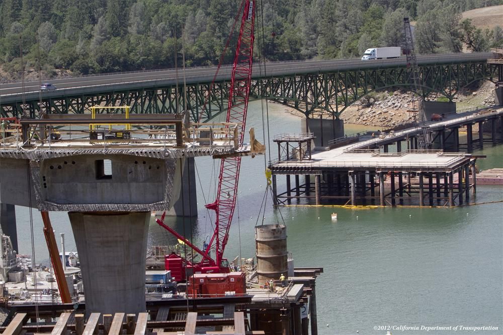 Caltrans Midway Through 125M Shasta Lake Bridge Replacement Story