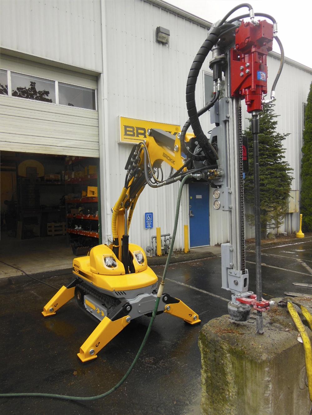 Hydraulic Drifter Rock Drill Takes Brokk Power, Safety to Cramped Worksites Story ID 23886