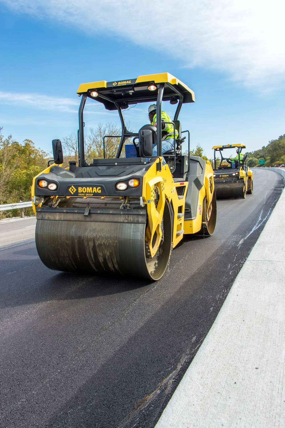 Bomag's Six Dash 5 Series Tandem Vibratory Rollers Improve Productivity