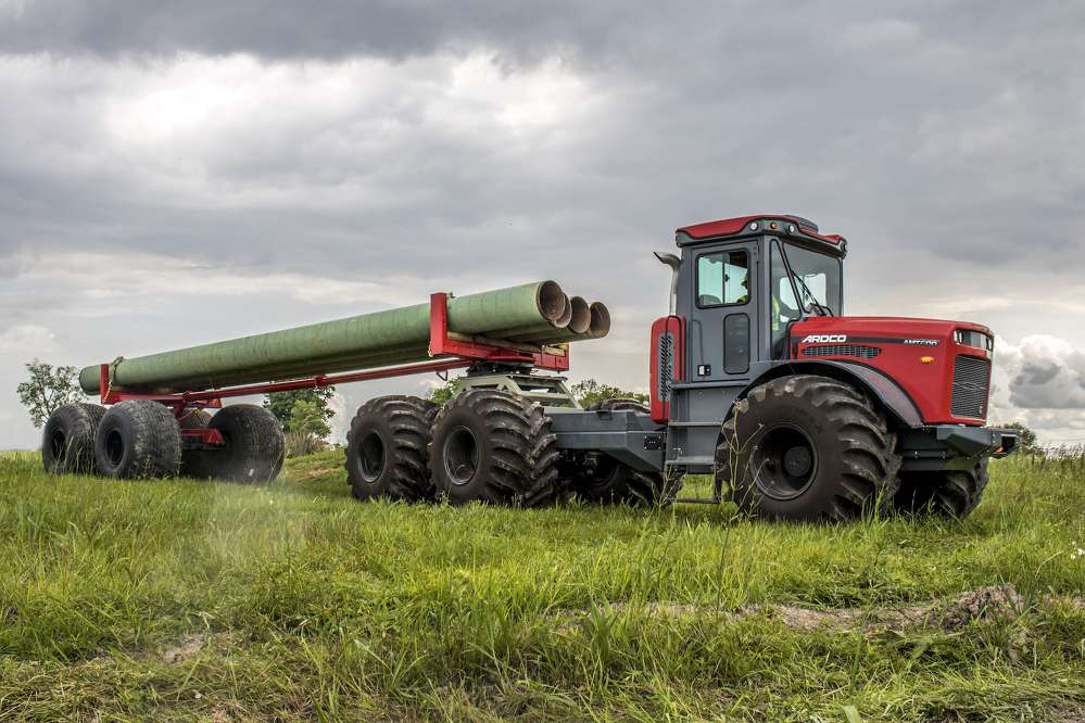 ARDCO Introduces Pipe Trailer for Articulating MultiPurpose Truck