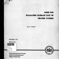 Thumbnail image for Guide for evaluating ultimate cost of heating systems 