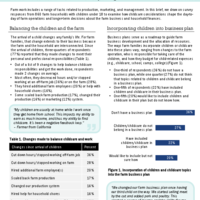 Thumbnail image for Research brief #5 - Children, the Farm Business, and Farm Household Finances