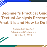 Thumbnail image for A Beginner’s Practical Guide to Textual Analysis Research: What It Is and How to Do It