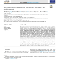 Thumbnail image for Global meta-analysis of microplastic contamination in reservoirs with a novel framework