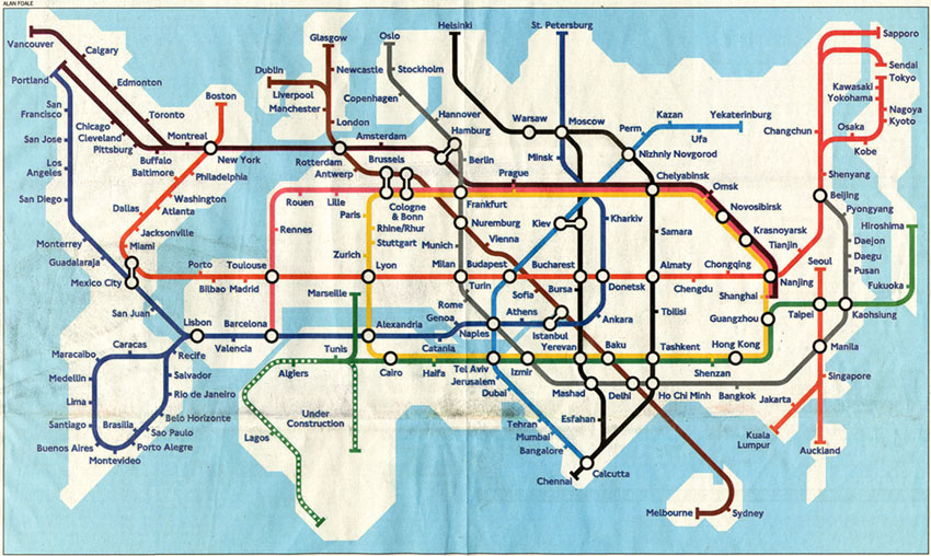 worldwide Underground map