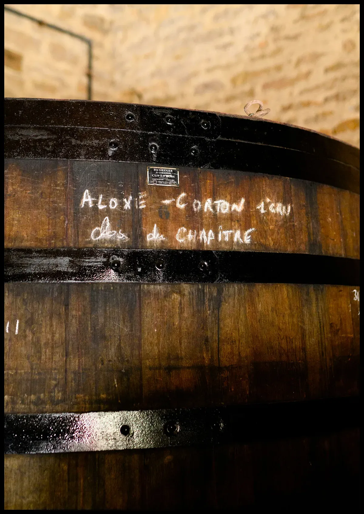 “Clos du Chapitre” aging in oak fût