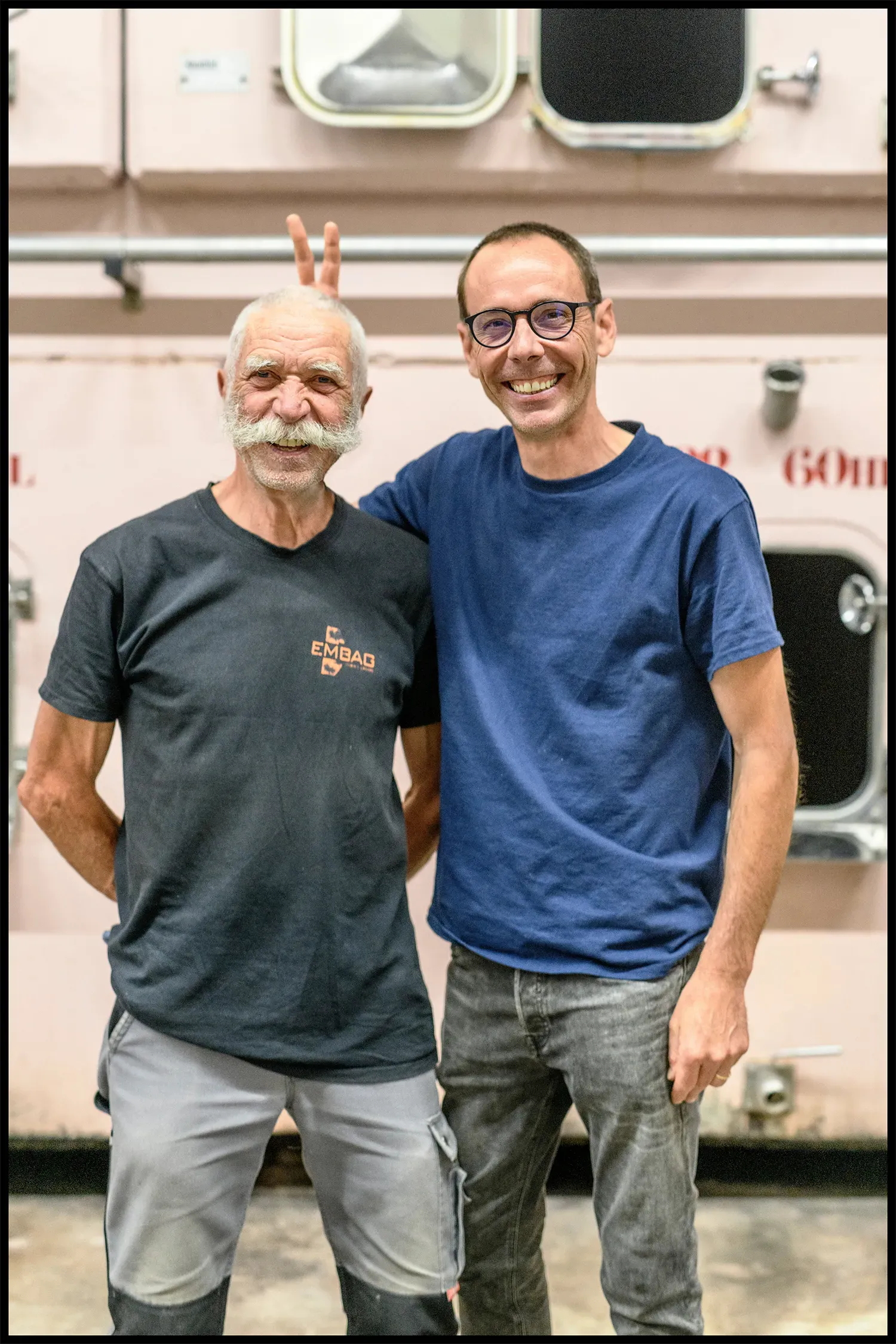 Serge and Frédéri Férigoule of Domaine le Sang des Cailloux