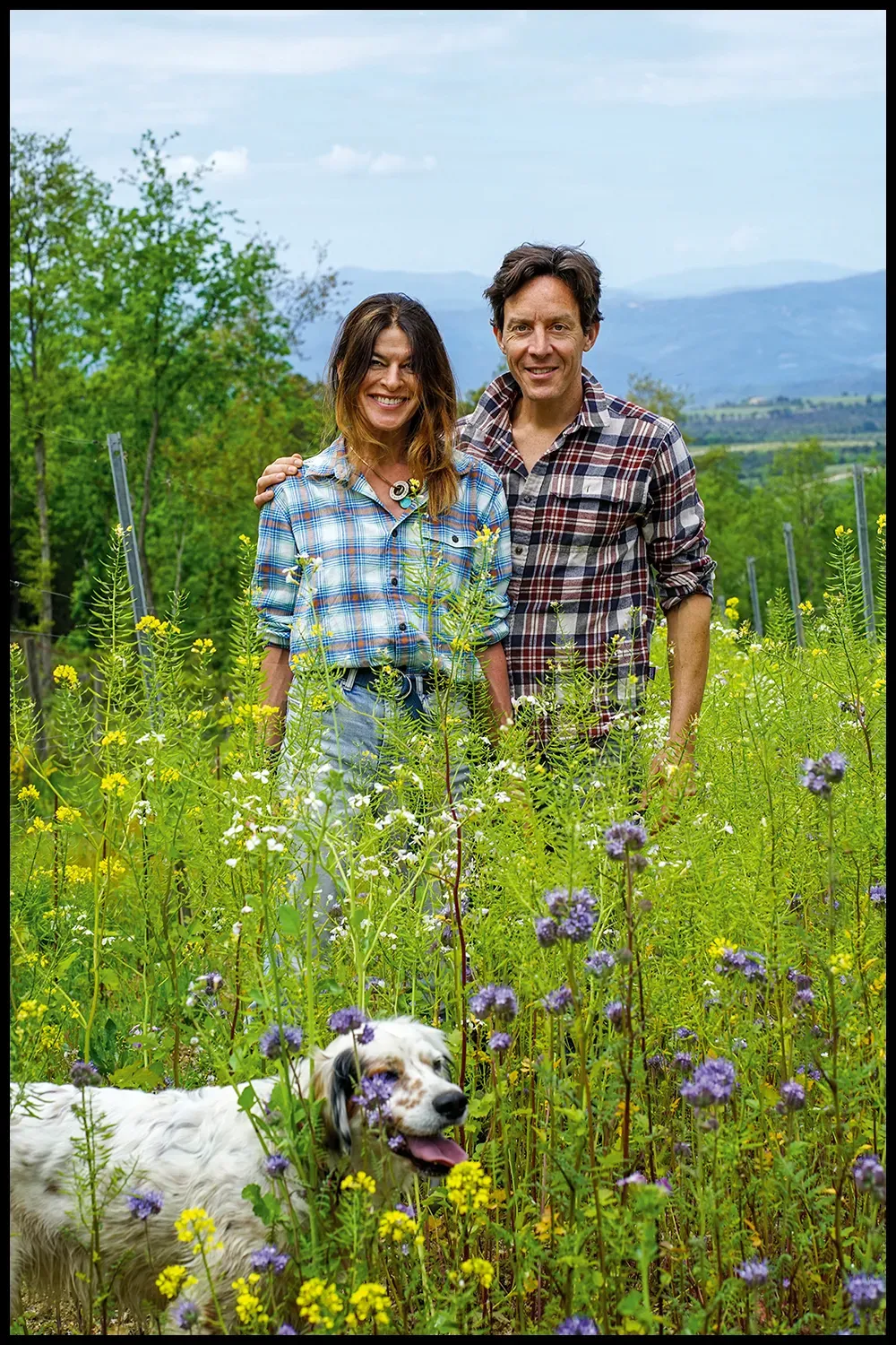 John and Zoë, with Diana