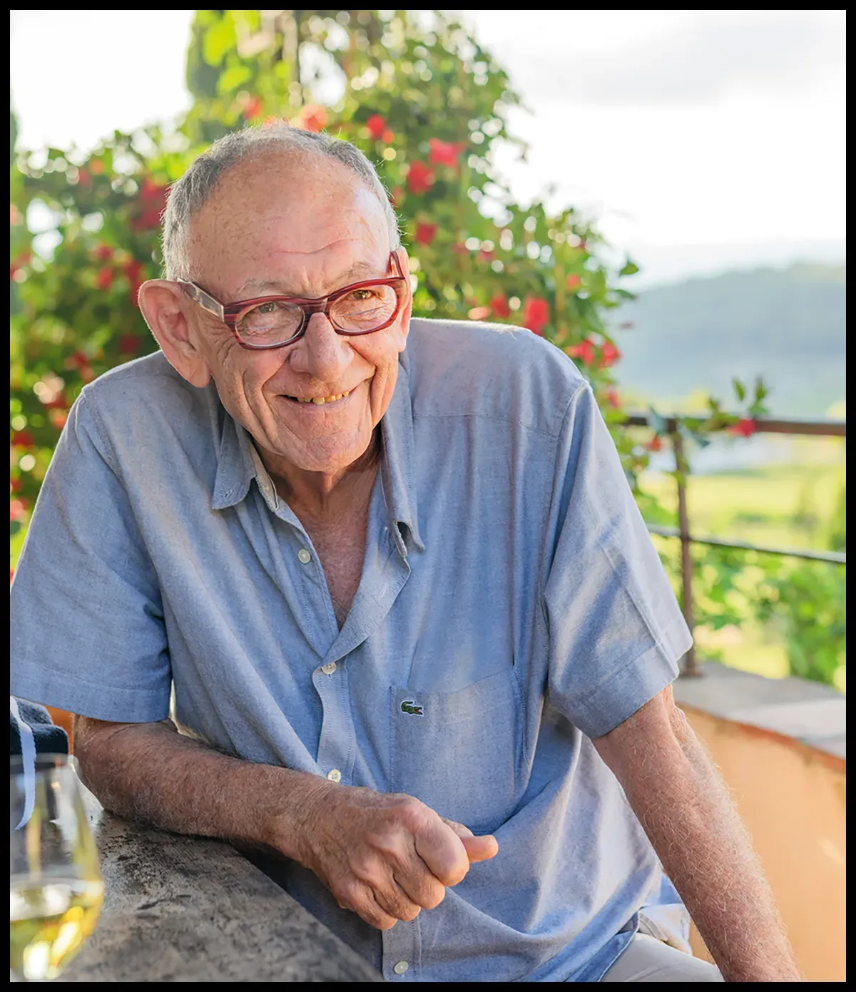 Kermit Lynch at his home in Provence