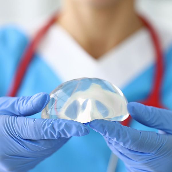 Saline breast implant