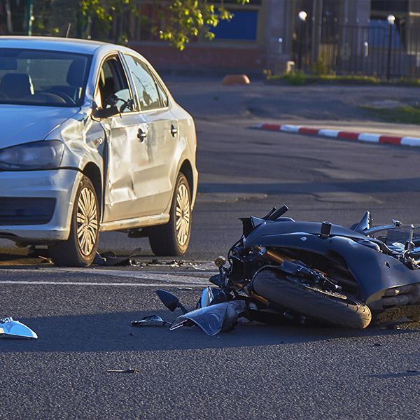 Motorcycle crash