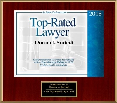 Top-Rated Lawyer Donna J. Smiedt 2018