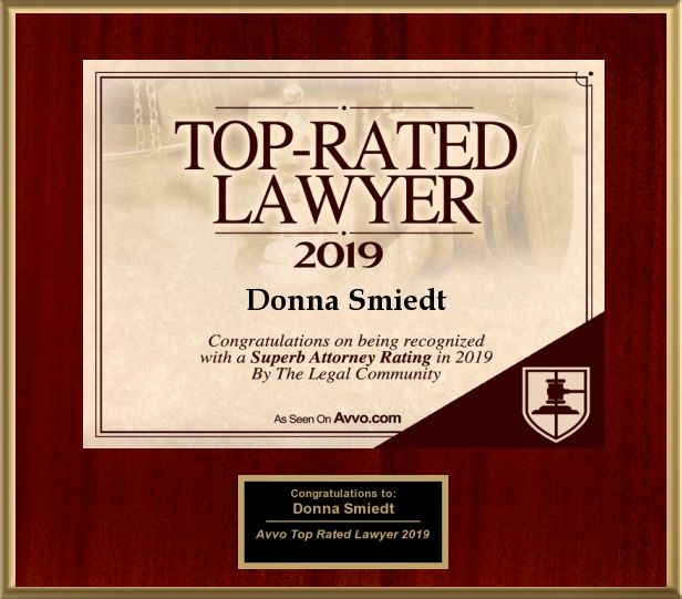 Top-Rated Lawyer 2019 Donna Smiedt