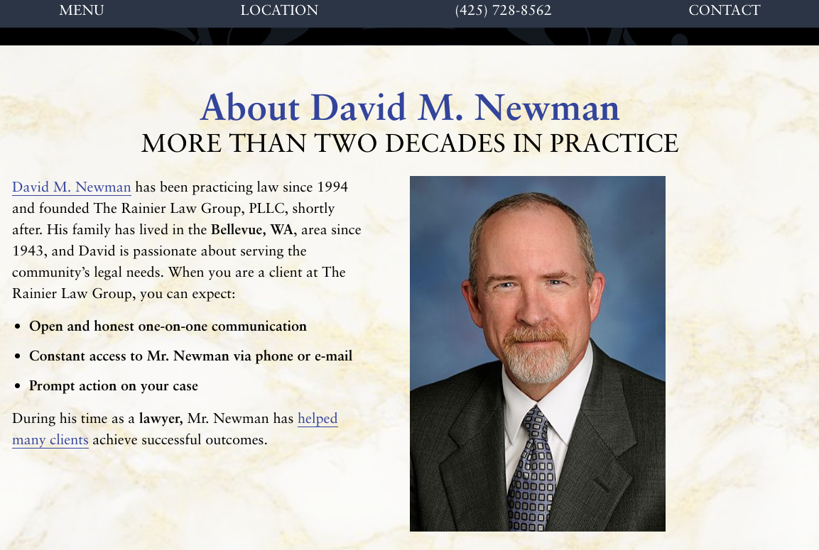 attorney David M. Newman