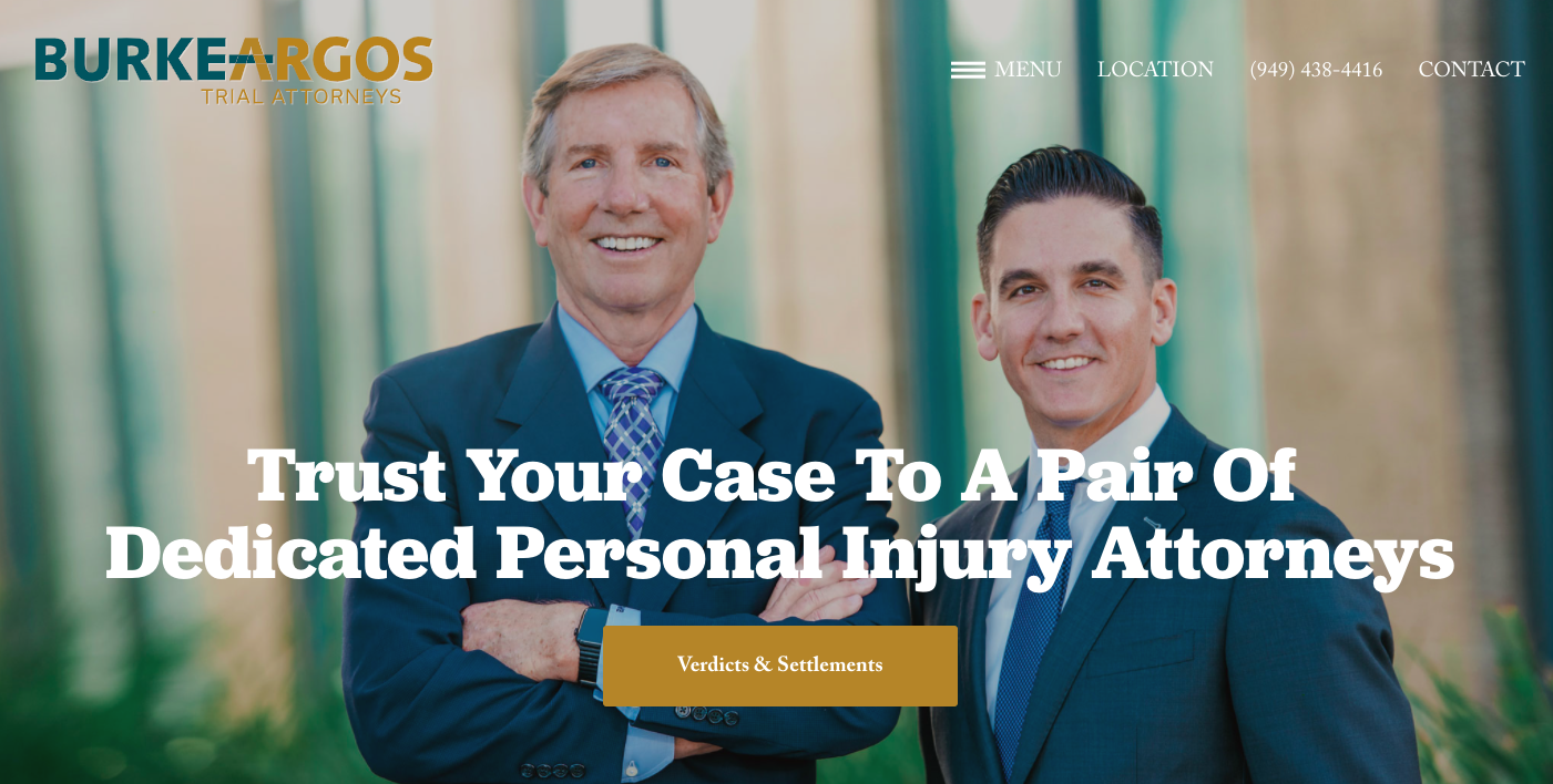 Burke Argos homepage