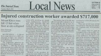 Injured Construction Worker Awarded $717,000