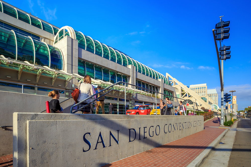 Exterior of the San Diego Convention Center