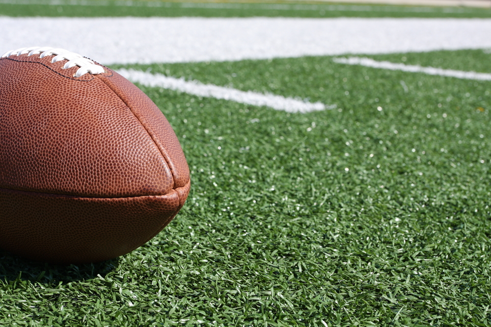 Football on the field