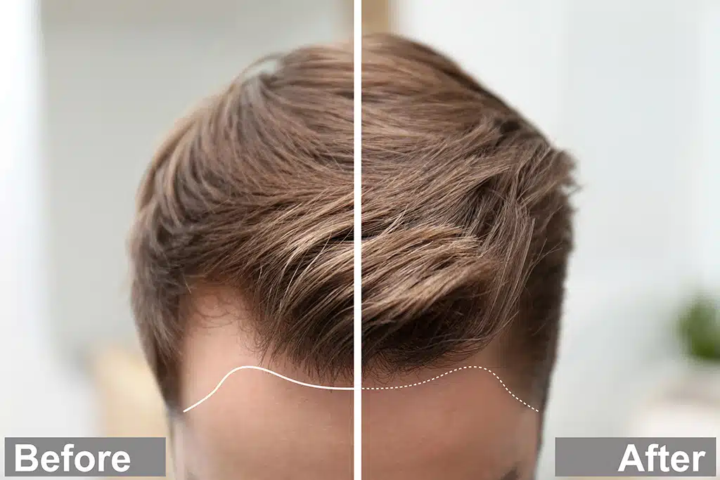 Hairline Design Before and After