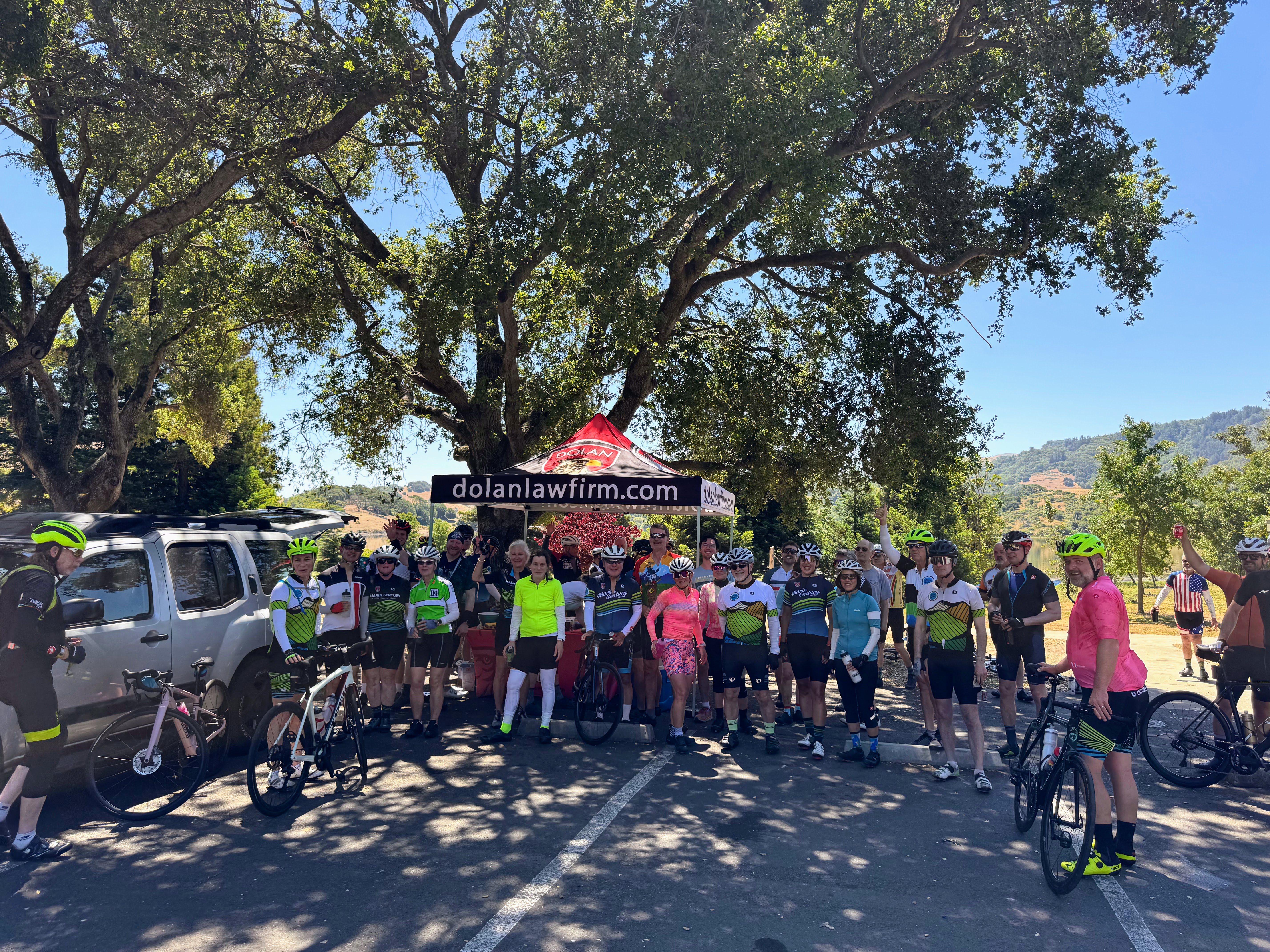 Dolan Law Firm Marin Cyclists Ride San Rafael