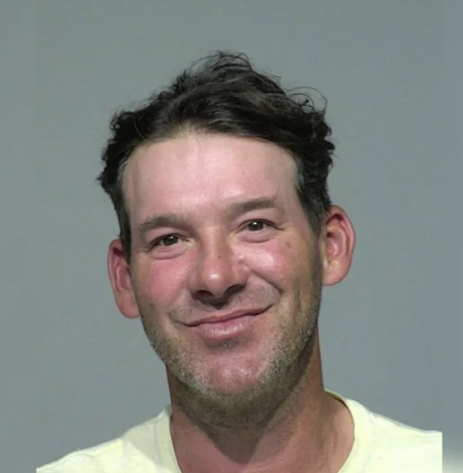 Tony Romo booking photo following his July 2026 OWI arrest in Milwaukee County, Wisconsin