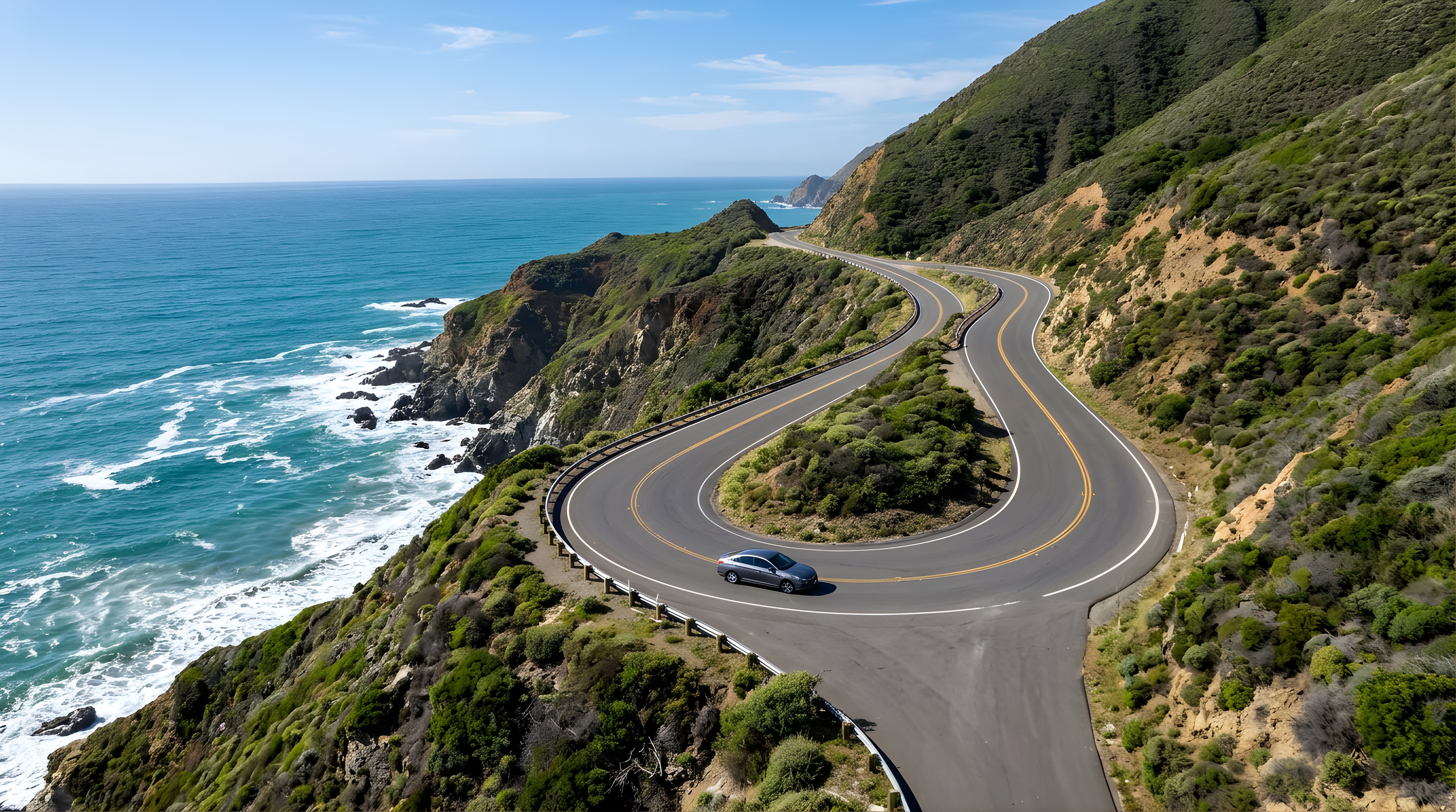 Travelers preparing for a California summer road trip