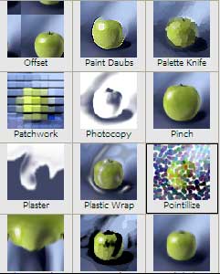 Photoshop Elements effects