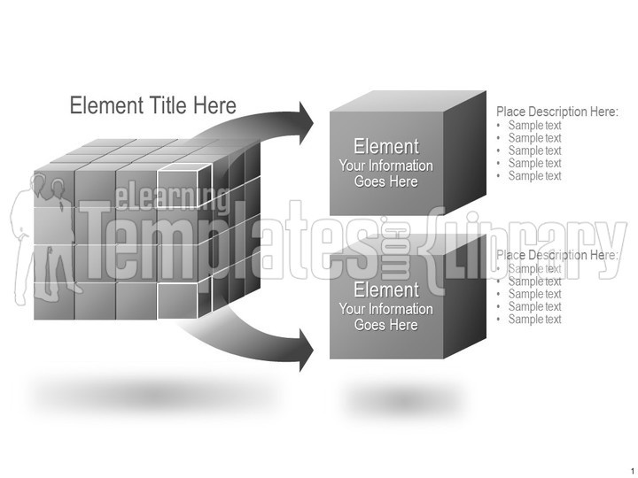 Building Blocks Graphic for PowerPoint Presentation Templates