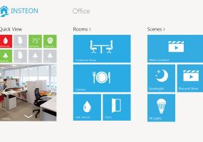 A peek at the Insteon app on a PC.