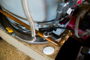 Roost Smart Water and Freeze Detector with water heater 1