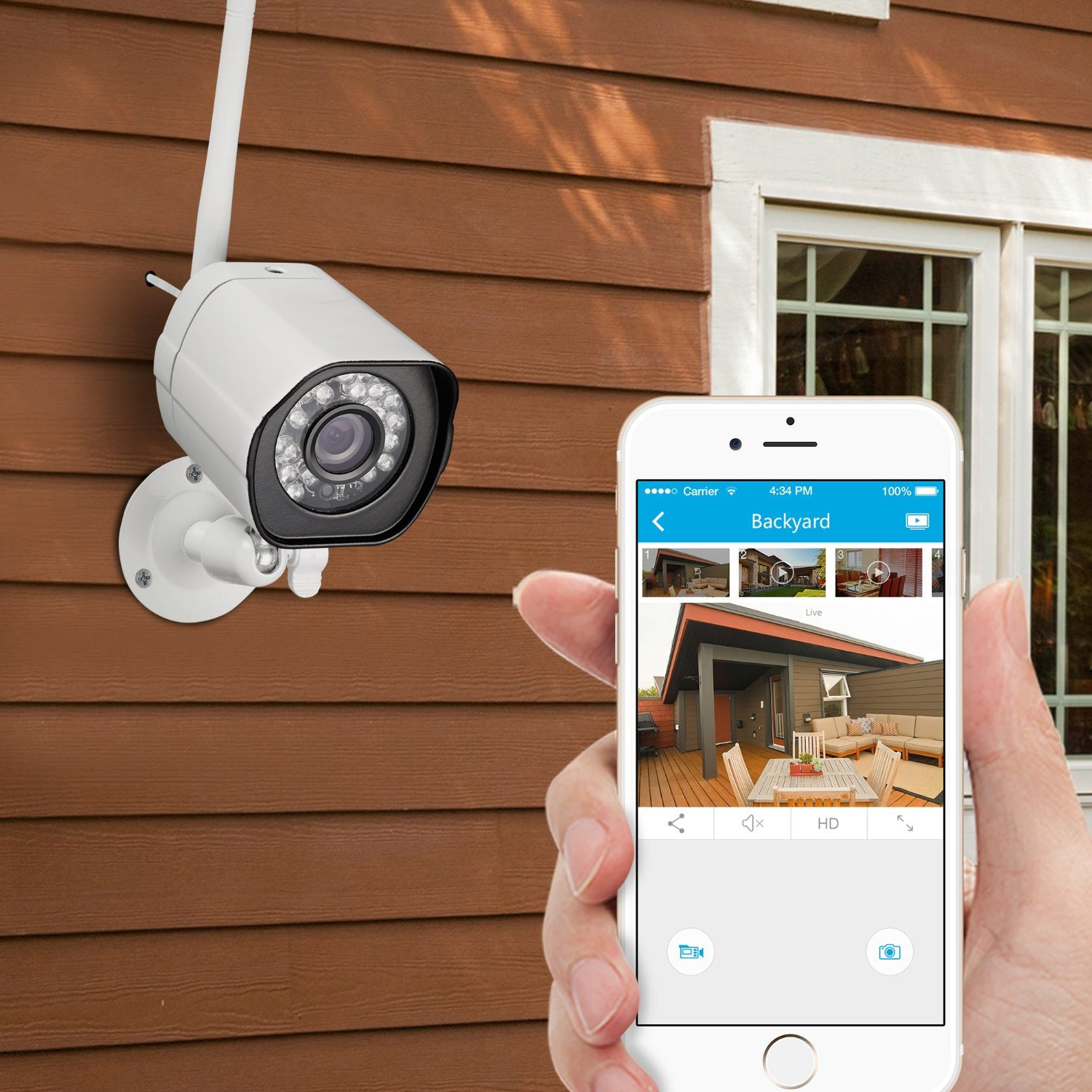 Zmodo Smart Wireless Security Cameras 4 Pack