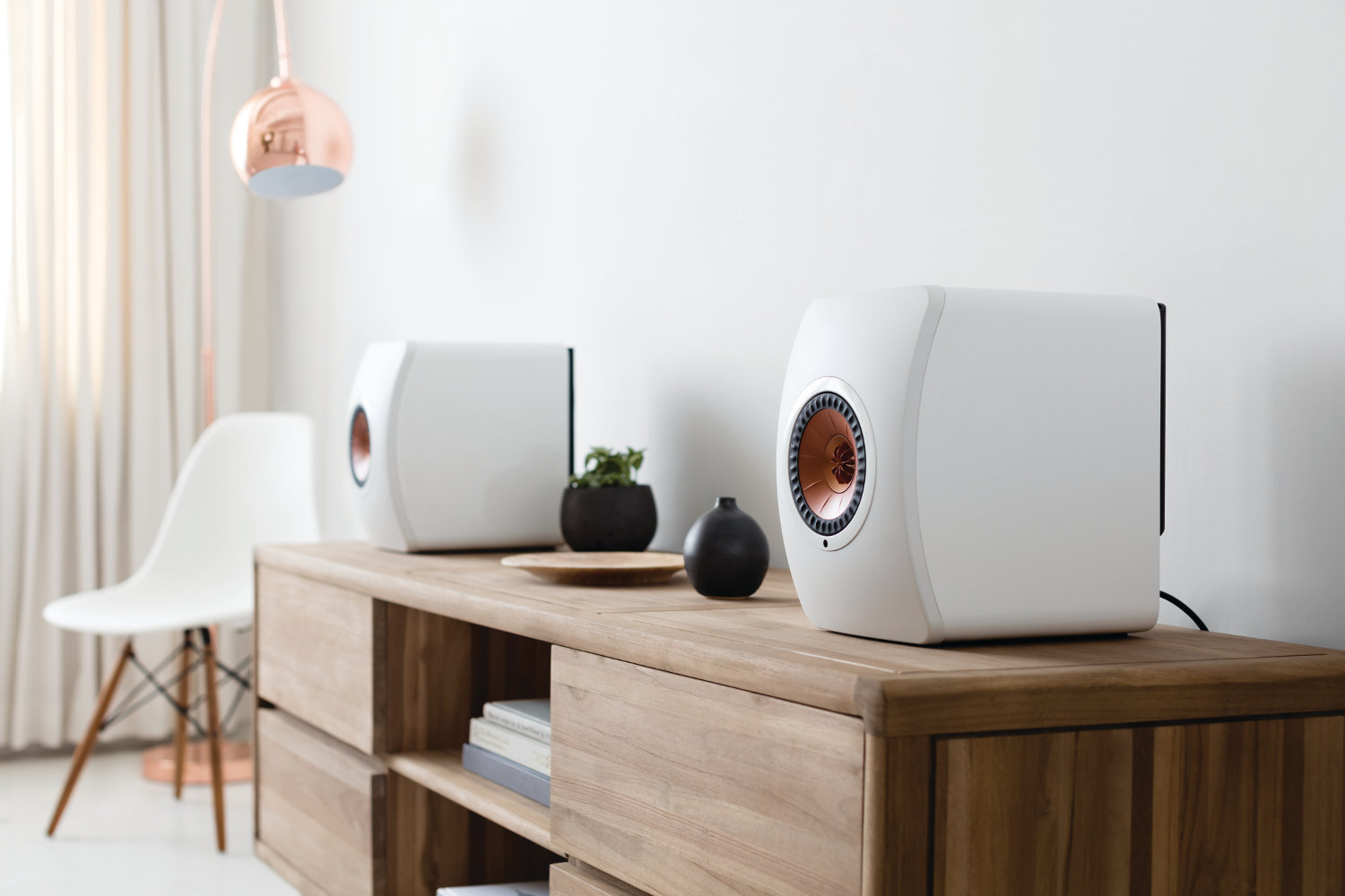 KEF’s new LS50 speakers combine wireless connectivty with builtin
