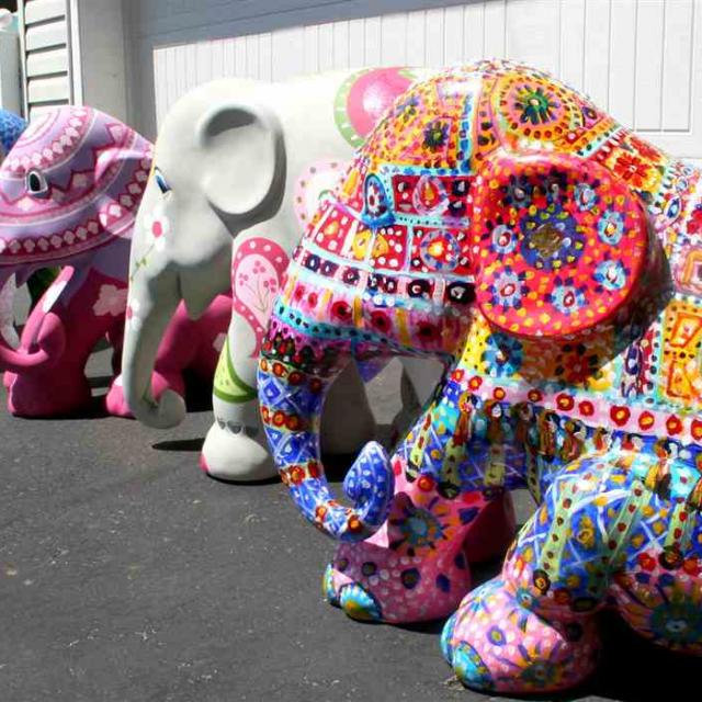 Elephant Statues Debuted during Erwin’s 2nd Annual Outdoor Festival Press Releases The