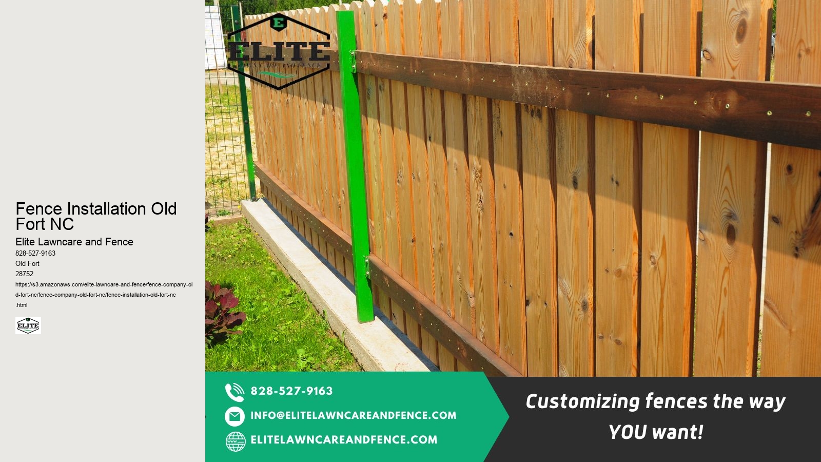 Fence Installation Old Fort NC