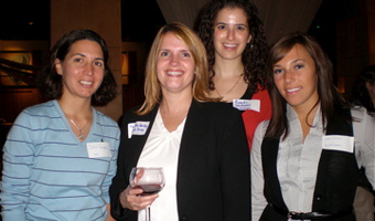 People attending an Ellevate event