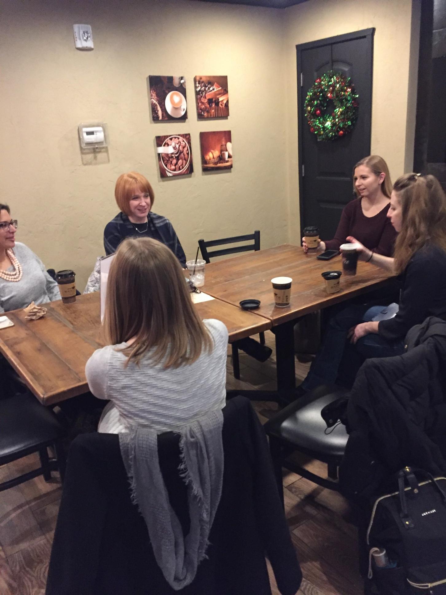 People attending an Ellevate event