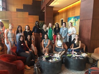 People attending an Ellevate event