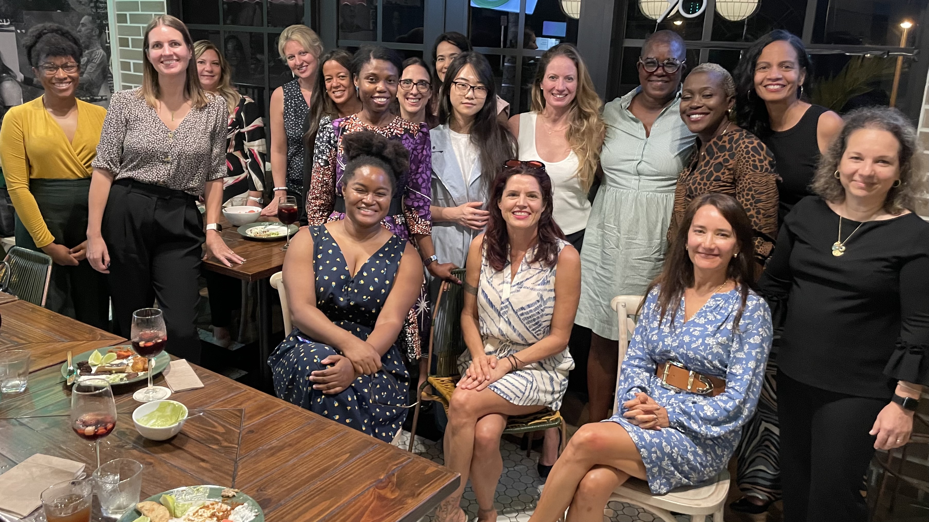 People attending an Ellevate event